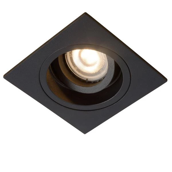 Lucide EMBED - Recessed spotlight - 1xGU10 - Black - detail 1